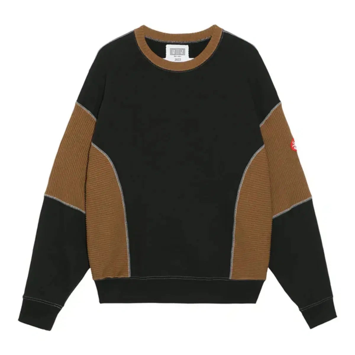 [XL] 카브엠트 WIDE RIB CUT CREW NECK 맨투맨